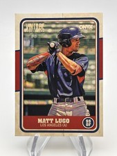 MATT LUGO 2025 ONYX VINTAGE BASEBALL BASE CARD DODGERS PROSPECT