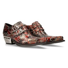 New Rock 7960-S5 Embossed Vintage Black, Red ...