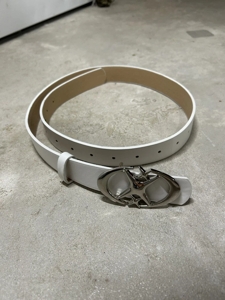 Cinturón y2k Blanco Vintage Estrella y Luna Foto 2 de 4