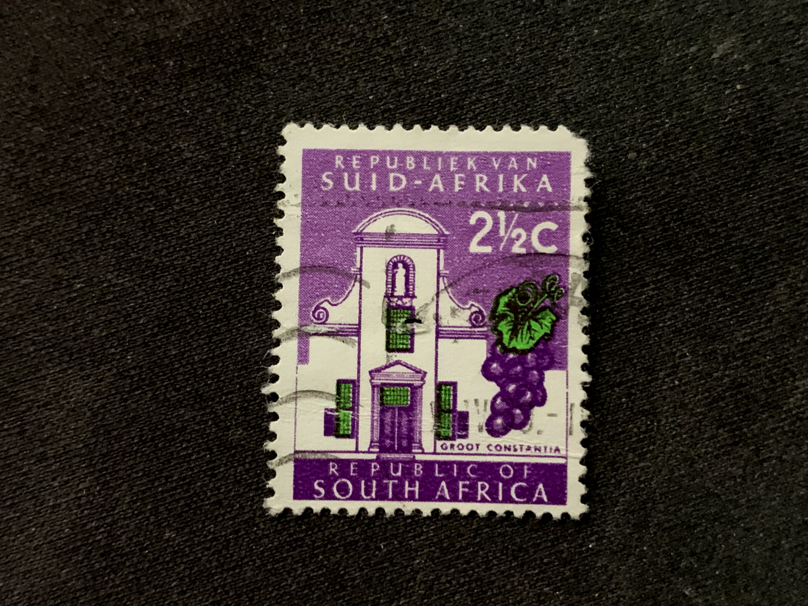 SOUTH AFRICA RSA SUIDAFRIKA 1967 DEFINITIVE 2½C VIOLET GROOT