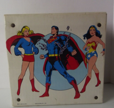 Vtg DC SUPERCASE 1976 Records 45s Carry Case Superheroes | eBay