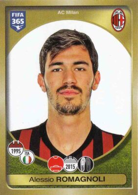 Panini Sticker Fifa 365 2017 Nr. 259 Alessio Romagnoli AC Milan NEUWARE Bild