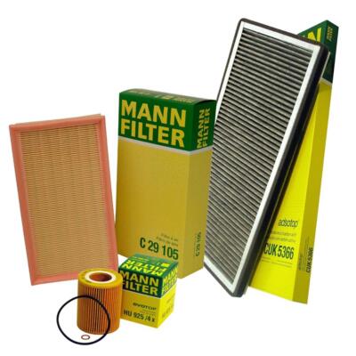 Mann Oil Air Carbon Cabin Filter Service Kit For BMW E53 X5 2001-2006