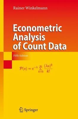 Econometric Analysis of Count Data by Rainer Winkelmann (2008, Hardcover)