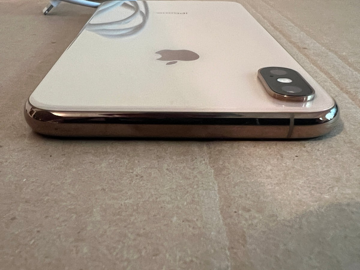 Apple iPhone XS Max - 256GB - Gold (Unlocked) A1921 READ No face