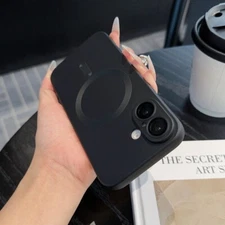 For iPhone 16 15 Pro Max 14 13 12 11 Magnetic MagSafe Shockproof Soft Case Cover