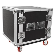 Seismic Audio 10 Space Rack Case with Casters PA DJ Pro Audio