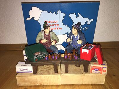 McFarlane Toys - SCTV - Bob & Doug McKenzie Figuren + Zubehör + Base - gebraucht