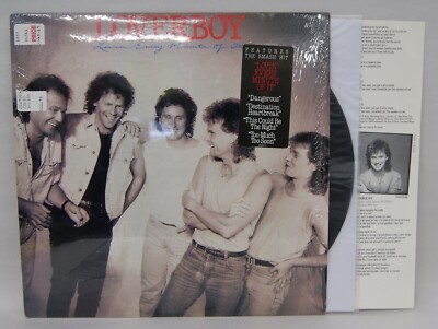 LOVERBOY Lovin' Every Miniute 1985 COLUMBIA FC 39953 HYPE STICKER, NM/EX+ R-1082