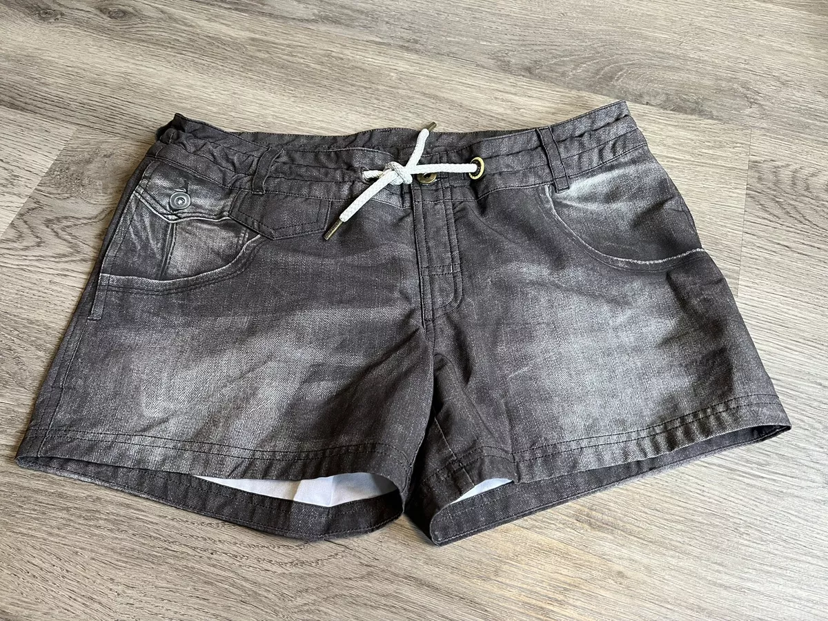 Denim look hotsell swim shorts
