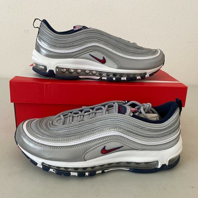 NEW Nike Air Max 97 Puerto Rico Silver Size Mens 8.5 Wmns 10 DH2319-001 |  eBay