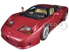 BUGATTI EB110 GT DARK RED 1/18 DIECAST MODEL CAR BY AUTOART 70977