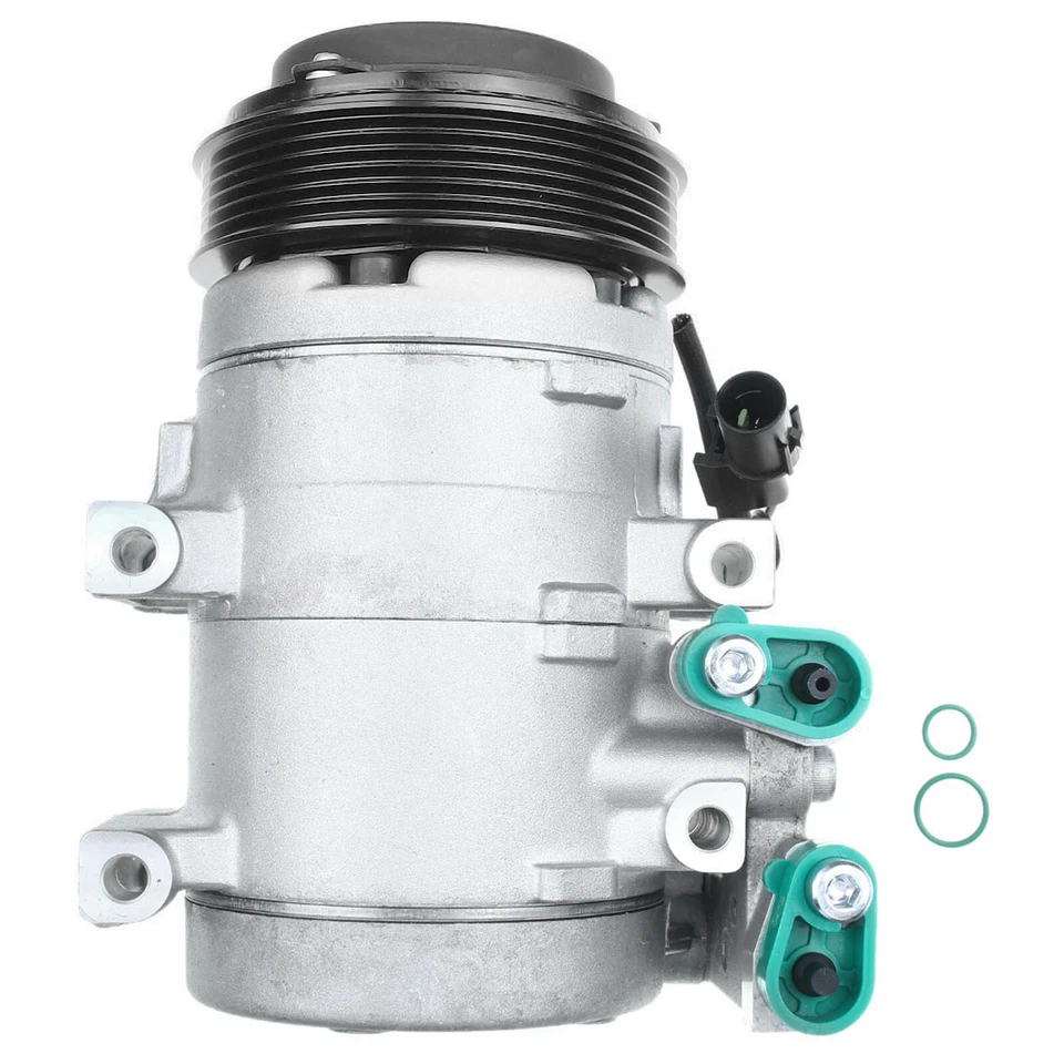 Compresor de aire acondicionado con embrague para Kia Sedona 2002-2005 V6 3,5 L con compresor HS18 Foto 2 de 4