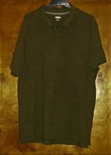 Old Navy Men's SS Polo, Size XXL,"Built-In-Flex", Cotton Blend-Olive Green