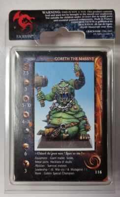 Confrontation Rackham Zinnfigur - Goretz the Massive - englisch