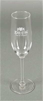 Deus Brut des Flandres Bier Flute Gläser Glas (372)
