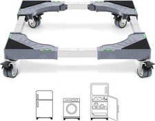 W B D WEIBIDA Carrello Carrello Elettrodomestico con 4 Bloccaggio Doppia Ruote Mini Supporto Frigo