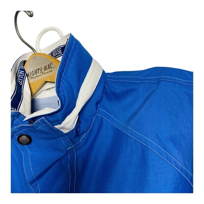 VTG Leyton House Versus Sports Mens Blue Full Zip Hooded Jacket