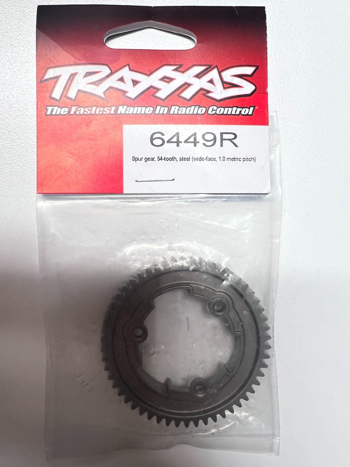 Traxxas 6449R Spur Gear 54 Tooth Steel Wide Face 1.0 Metric Pitch XMAXX