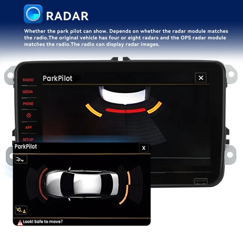 8 inch Autoradio Stereo RCD330 RCD880 Carplay Android Auto Für VW Golf Tiguan CC - Bild 11 von 16
