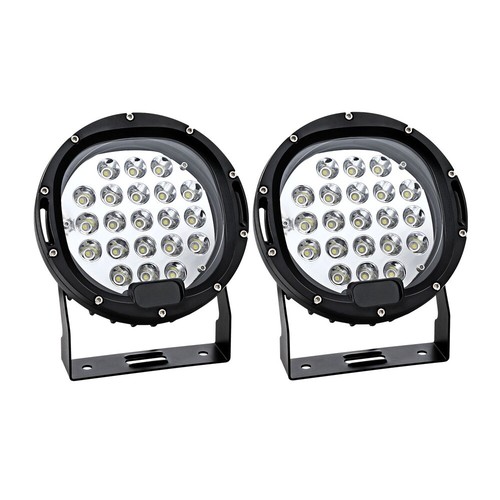 Giantz Pair LED Driving Lights 7 Inch Flood Spot Lights Car Truck SUV 12V 24V - Picture 4 of 8
