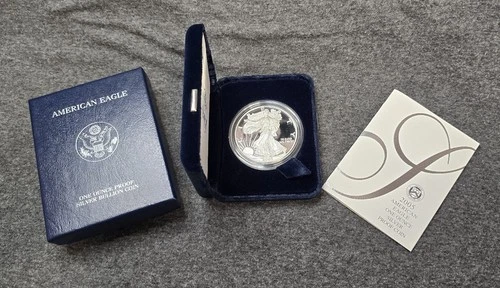 2005-W American Silver Eagle Proof — photo from the most recent tracked eBay sale