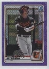 2020 Bowman Chrome Prospects Mega Box Purple Mojo Refractor Adley Rutschman 02ug