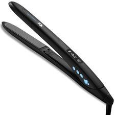 Bio Ionic 10X Styling Iron, Hair Straightener with 1" Sonic Vibrating Plates, Fl