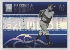 2005 Donruss Elite Passing the Torch Blue /500 Babe Ruth Alex Rodriguez HOF 0h9i