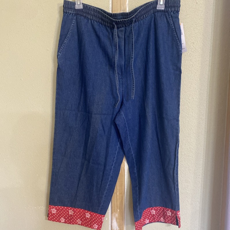 NWT Sun River Clothing Co Women Size Large Capris