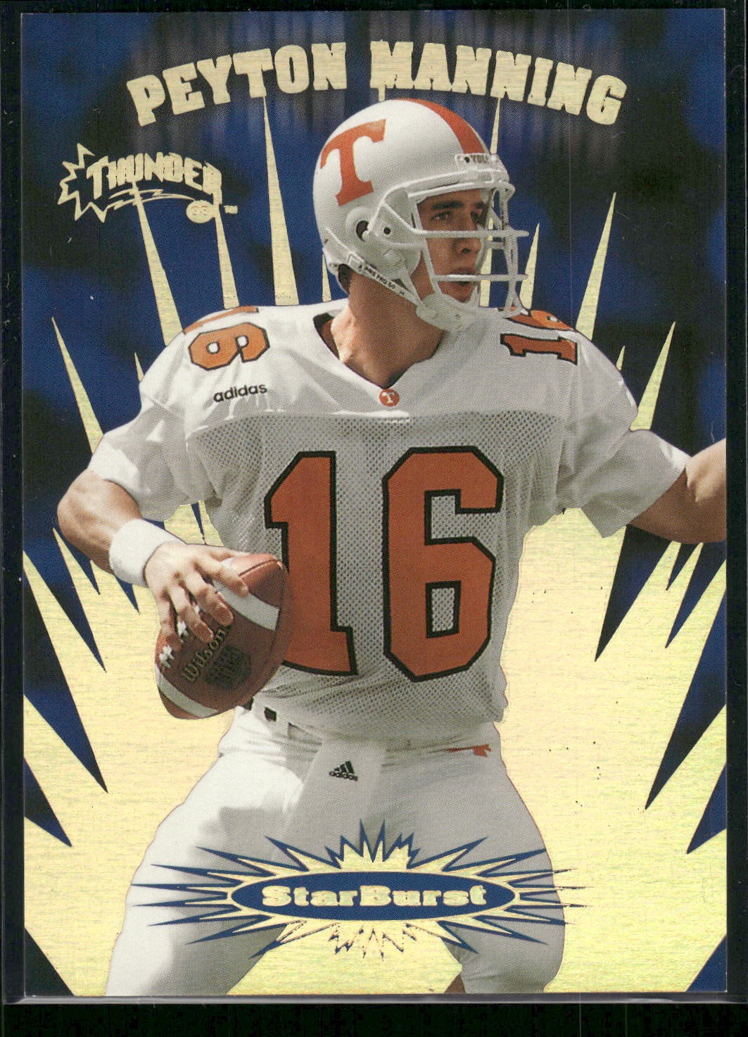 #6SB Peyton Manning 1998 SkyBox Thunder StarBurst