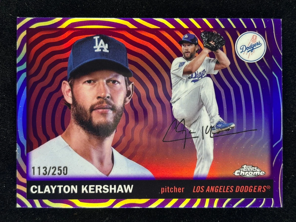 Clayton Kershaw Original Baseball Serial Numbered Sports Trading