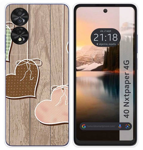Custodia Paraurti In Silicone Per TCL 40 NxtPaper 4G (2 Pezzi) - Trasparente Ultrasottile Antigraffio