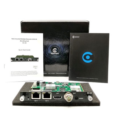 Kiloview RD-300 IP und NDI HX zu SDI und HDMI H.265 UHD Decoder Karten Konverter