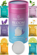 Bodyrestore Shower Steamers Aromatherapy, Gifts for Women, Bloom 6 Pack  Birthd
