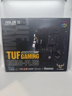 New ASUS TUF GAMING B550-PLUS Motherboard w/AM4 Socket and ATX Form Factor