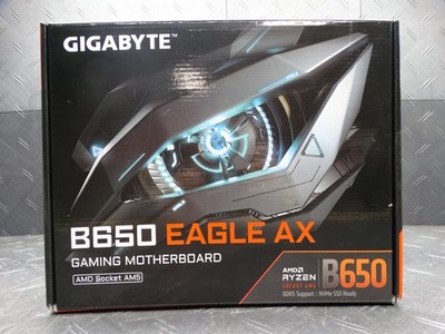 GIGABYTE B650 EAGLE AX (Socket AM5) AMD B650 ATX DDR5 Wi-Fi 6E Motherboard Black