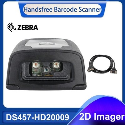 Zebra DS457-HD20009 High-Density 2D Laser Fixed Mount Barcode Scanner RS232 Kit