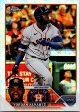 2023 Topps Chrome Yordan Alvarez #201 White Mojo Refractor