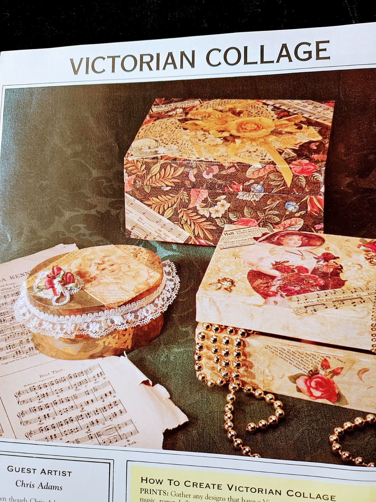 Decoupage Guide, wooden plaque, wallpaper cutouts, decoupage papers