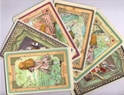 ALICE FOREVER (6PK) HANDMADE 4x6 EPHEMERA POCKET CARDS Double-Sided