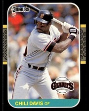 1987 Donruss Chili Davis San Francisco Giants #268