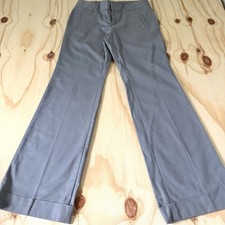 Banana Republic The Martin Fit Stretch Dress Pants Flared Size 6 Color Gray