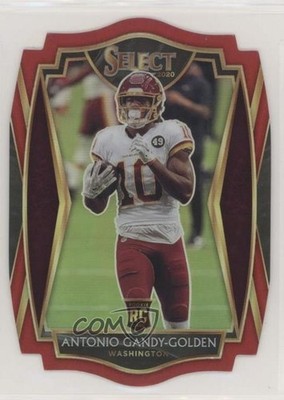 2020 Select Premier Level Red Prizm Die-Cut Antonio Gandy-Golden Rookie RC k6j