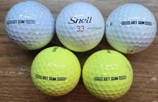 Snell GET SUM golf balls, No Logos, Qty 5