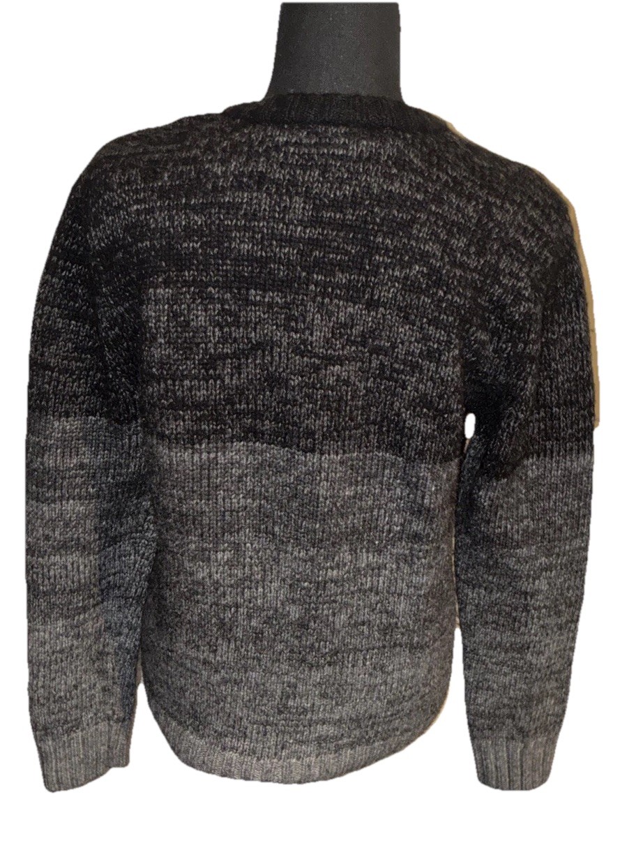 Express Medium Colorblock Gray Pullover Long Slee… - image 7