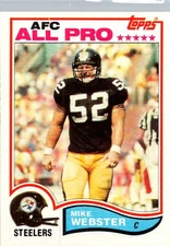 1982 Topps Mike Webster Pittsburgh Steelers #222