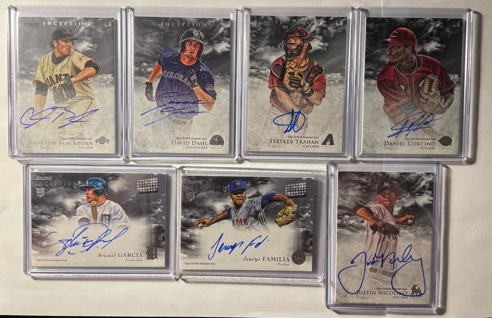 2013 Bowman Inception 20 Card Prospect - Rookie Auto Lot Read list - Image 3 of 3