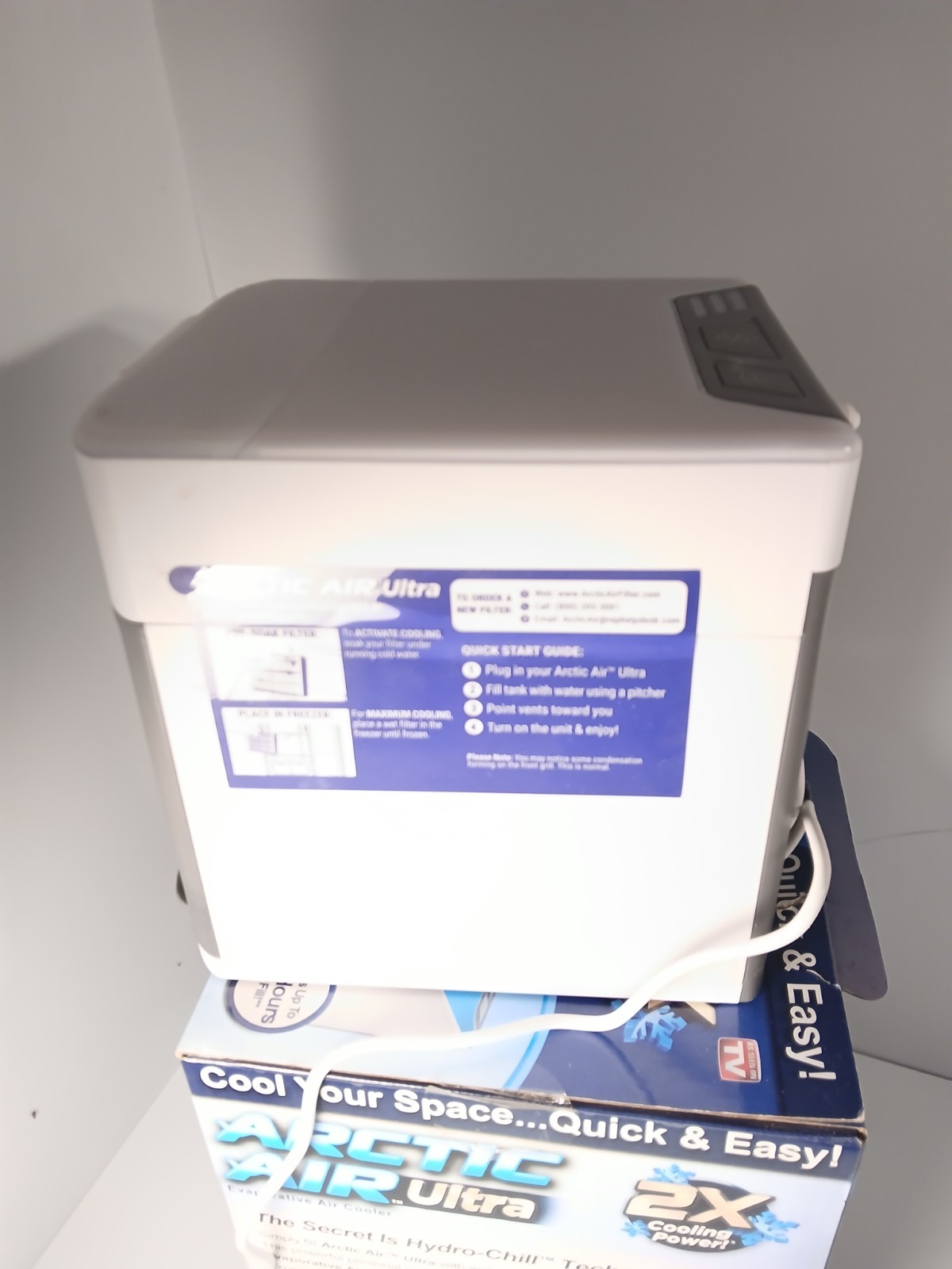 ARTIC AIR ULTRA - Evaporator Portable Air Cooler 2x Cooling