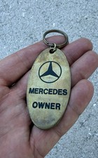 Vintage Brass Key Chain Mercedes Owner
